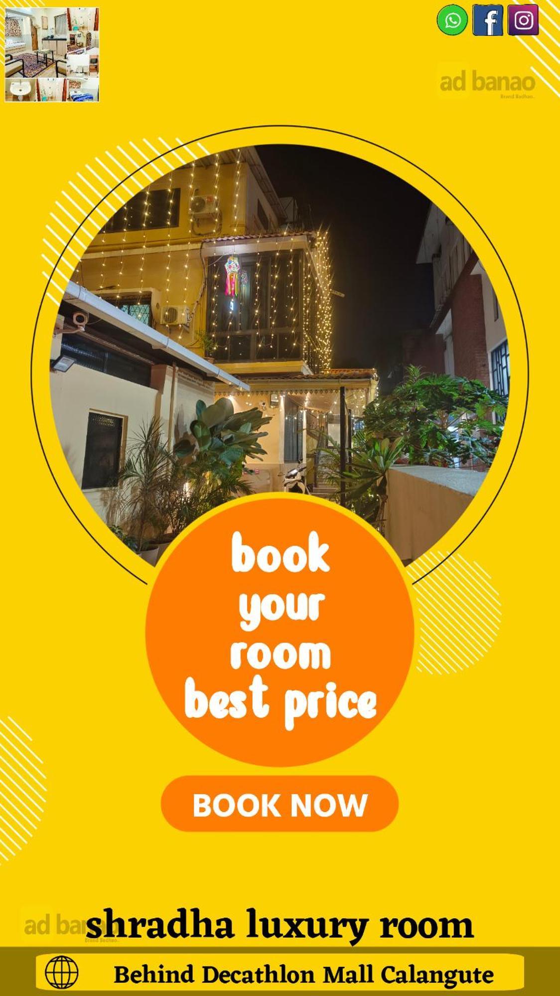 Shradha Luxury Room Calangute Exterior photo